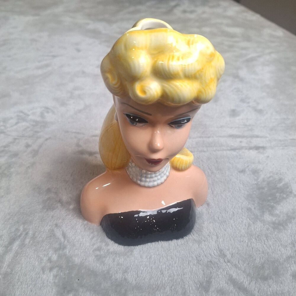 Barbie With Love, 1994, Enesco Lady Head Vase, Solo In The Spotlight